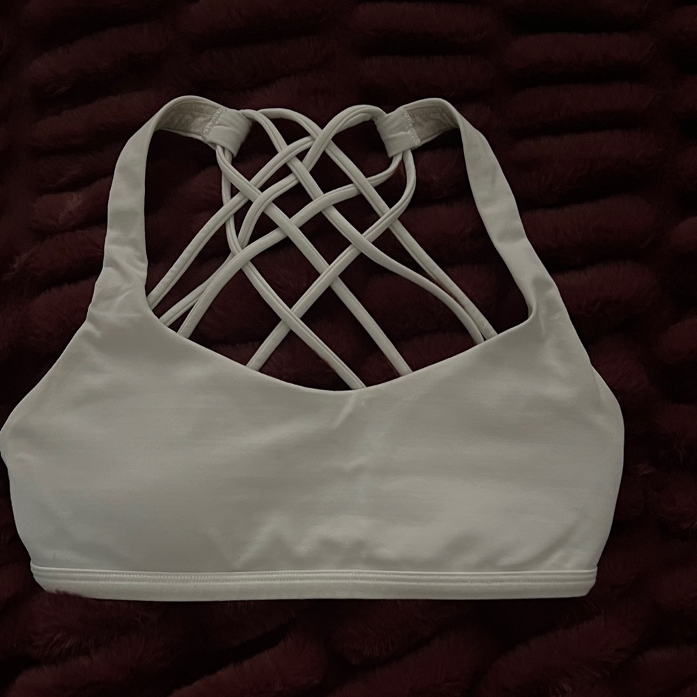 White Lululemon Sports Bra